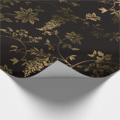 Papier Cadeau Flores d'or (Coin)