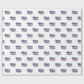 Papier Cadeau Florida Stars et Stripes State (Plat)