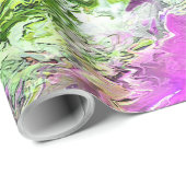 Papier Cadeau Flot de Petunias..... (Coin rond)