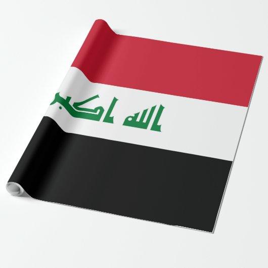 Papier Cadeau Flot d'Iraq (Déroulé)