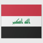 Papier Cadeau Flot d'Iraq (Plat)