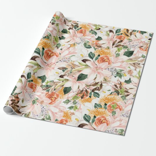 Papier Cadeau Flower (Déroulé)