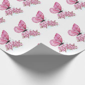 Papier Cadeau Flower Butterfly (Coin)