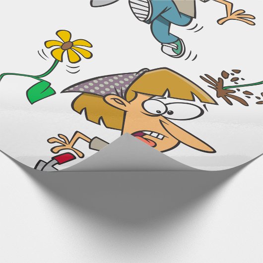 Papier Cadeau Flower Fright