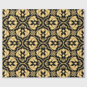 Papier Cadeau Flower geometric pattern. Seamless vintage backgro (Plat)