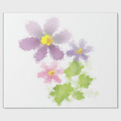 Papier Cadeau Flower mosaic (Plat)