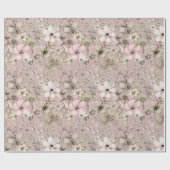 Papier Cadeau Flower paradise pale chestnut - scale b (Plat)
