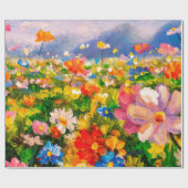 Papier Cadeau Flowers paintings monet painting claude impression (Plat)