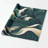 Papier Cadeau Flowing harmony (Déroulé)