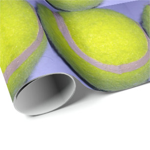 Papier Cadeau Fluffy Yellow Tennis ball,