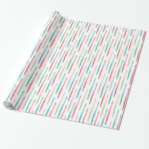 Papier Cadeau Flûtes multicolores