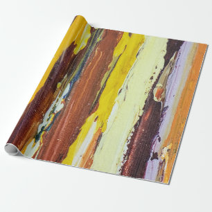 Papier Cadeau Flux Abstraits peints