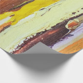 Papier Cadeau Flux Abstraits peints (Coin)