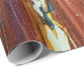 Papier Cadeau Flux Abstraits peints (Coin rond)