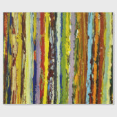 Papier Cadeau Flux de peinture verticale Abstraits (Plat)