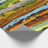 Papier Cadeau Flux de peinture verticale Abstraits (Coin)