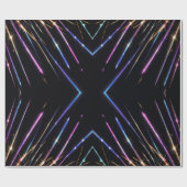 Papier Cadeau Flux de validation multicolores (Plat)
