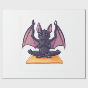 Papier Cadeau Flux de yoga de chauve-souris