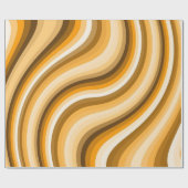 Papier Cadeau Flux d'or (Plat)