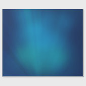 Papier Cadeau Flux sous-marin bleu profond (Plat)