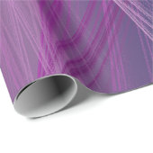 Papier Cadeau Flux violets (Coin rond)