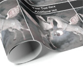 Papier Cadeau Flying Pegasus Horses Imaginaire Art personnalisé (Coin rond)