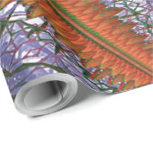 Papier Cadeau Flying through the Jungle Wrapping Paper (Coin rond)