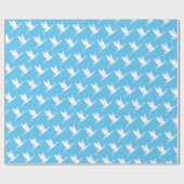 Papier Cadeau Flying white stork (Plat)