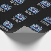 Papier Cadeau Focus Sur Les Bonnes Choses Positive Pun Dark BG (Coin)