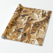 Papier Cadeau Foil Crinkle Pattern (Déroulé)