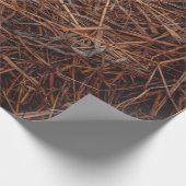 Papier Cadeau foin Brown (Coin)