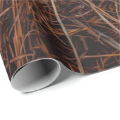Papier Cadeau foin Brown (Coin rond)