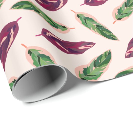Papier Cadeau Foliage (Coin rond)