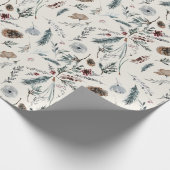 Papier Cadeau Foliage d'hiver (Coin)