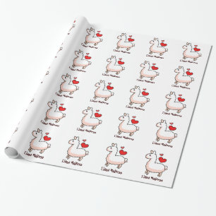 Papier Cadeau Folie de lama