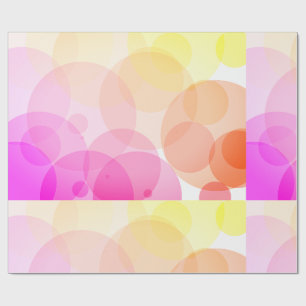 Papier Cadeau Fond Abstrait Cercle Pastel Doux
