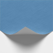 Papier Cadeau Fond bleu uni texturé calme et simple (Coin)
