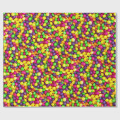 Papier Cadeau Fond de bonbons (Plat)