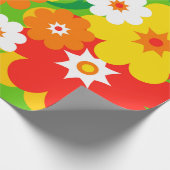 Papier Cadeau Fond d'écran Funky Flower Power (Coin)