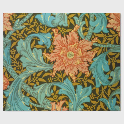 Papier Cadeau Fond d'écran, Single Stem de William Morris (Plat)