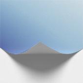 Papier Cadeau Fond dégradé bleu minimal (Coin)