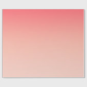 Papier Cadeau Fond dégradé rose et pêche (Plat)