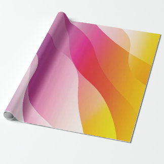 Papier Cadeau Fond ondulé abstrait. Illustration avec couleur
