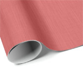 Papier Cadeau Fond rouge texturé visuel calme et simple (Coin rond)