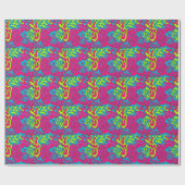 Papier Cadeau Fond Texturé Coloré Moderne (Plat)