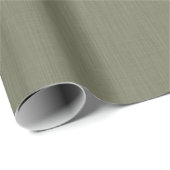 Papier Cadeau Fond texturé vert olive calme et simple (Coin rond)