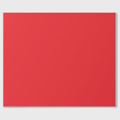Papier Cadeau Fond uni rouge solide (Plat)