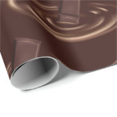 Papier Cadeau Fonte de Chocolat Bar dans le chocolat liquide (Coin rond)