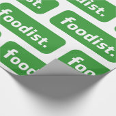 Papier Cadeau Foodiste. (Coin)