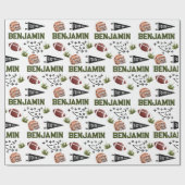 Papier Cadeau Football américain (Plat)